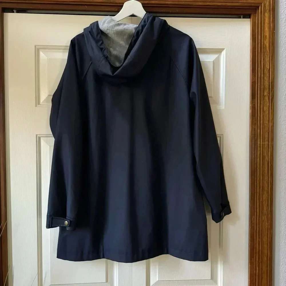 Marine Layer Birdie Rubber Duckie Lined Raincoat Jacket Women’s size medium